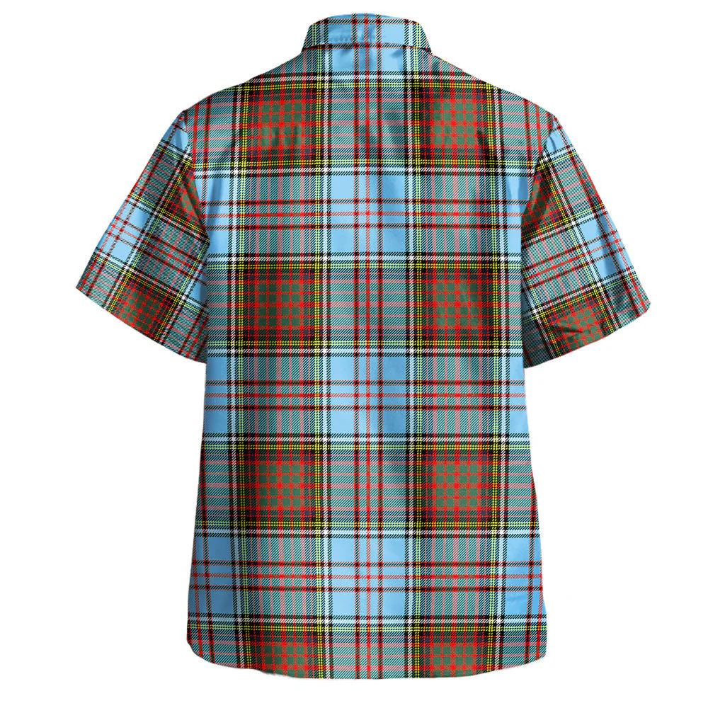 Scottish Anderson Ancient Clan Badge Tartan Hawaiian Shirt - Image 3