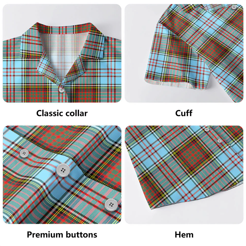 Scottish Anderson Ancient Clan Badge Tartan Hawaiian Shirt - Image 4