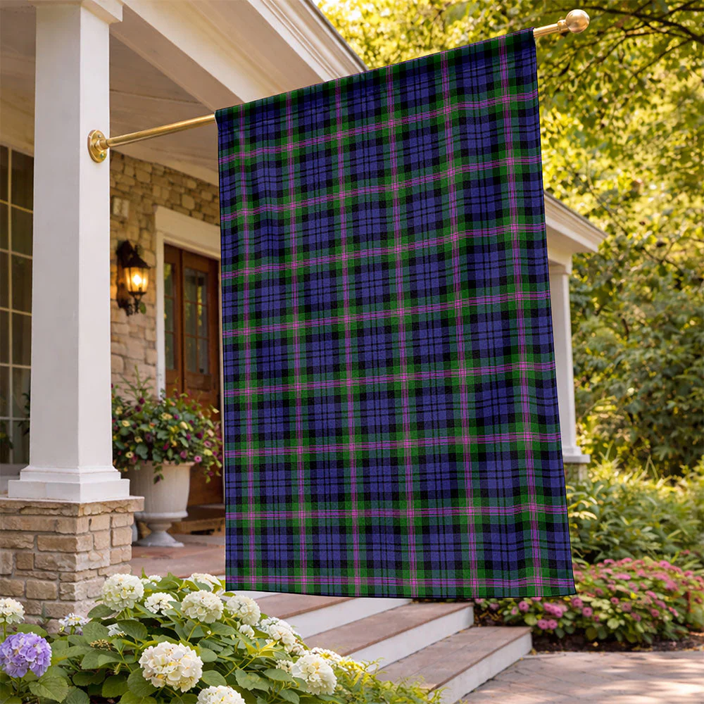 Scottish Baird Modern Clan Badge Tartan Flag Parade Vertical Style - Image 2