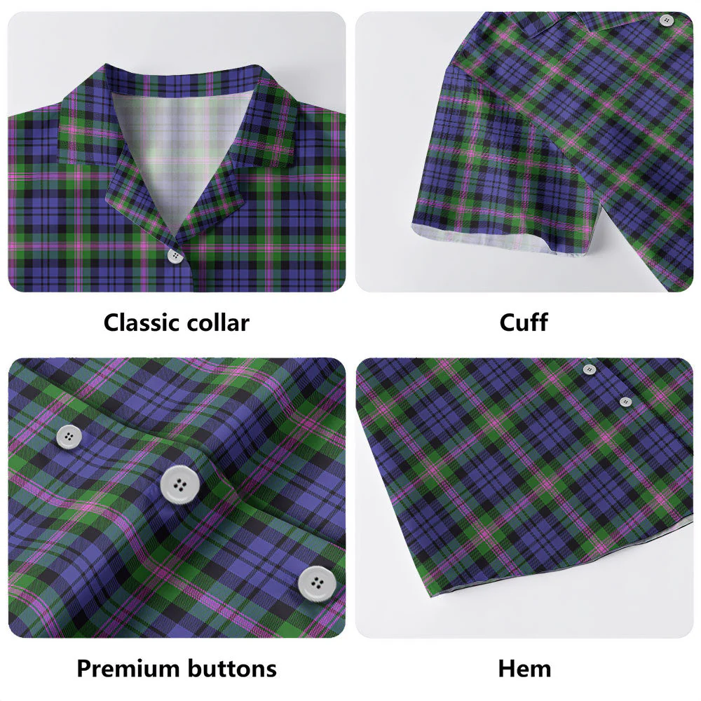 Scottish Baird Modern Clan Badge Tartan Hawaiian Shirt - Image 4