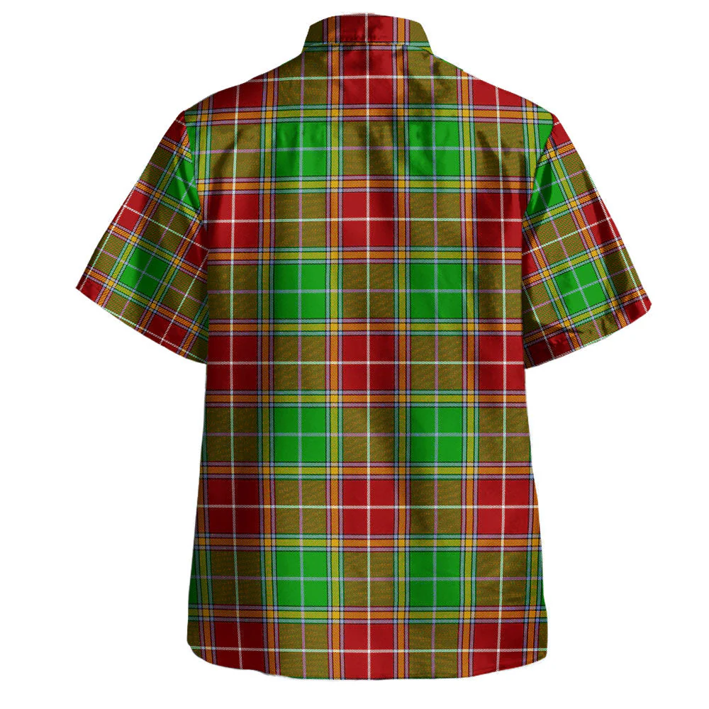 Scottish Baxter Modern Clan Badge Tartan Hawaiian Shirt - Image 3