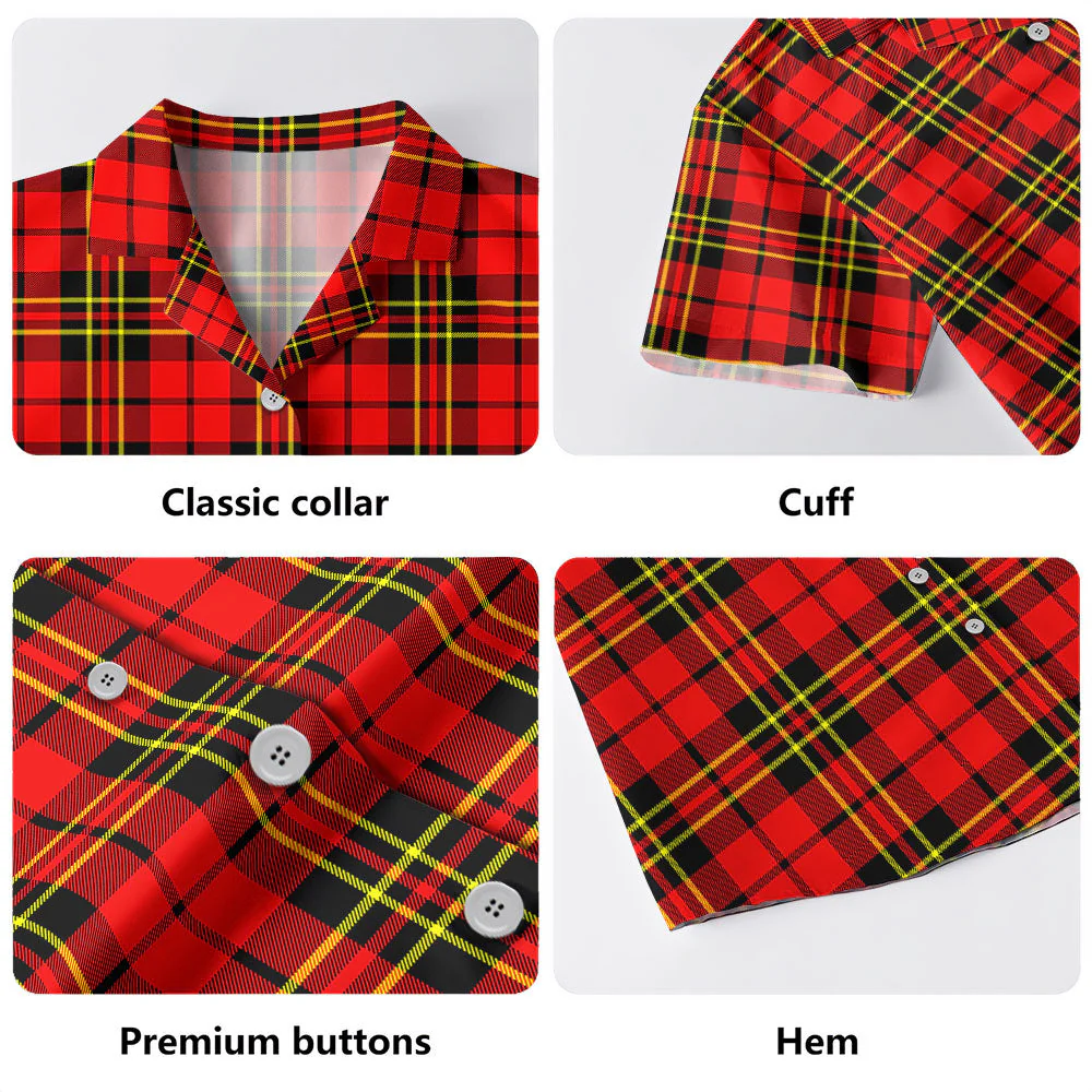 Scottish Brodie Modern Clan Badge Tartan Hawaiian Shirt - Image 4