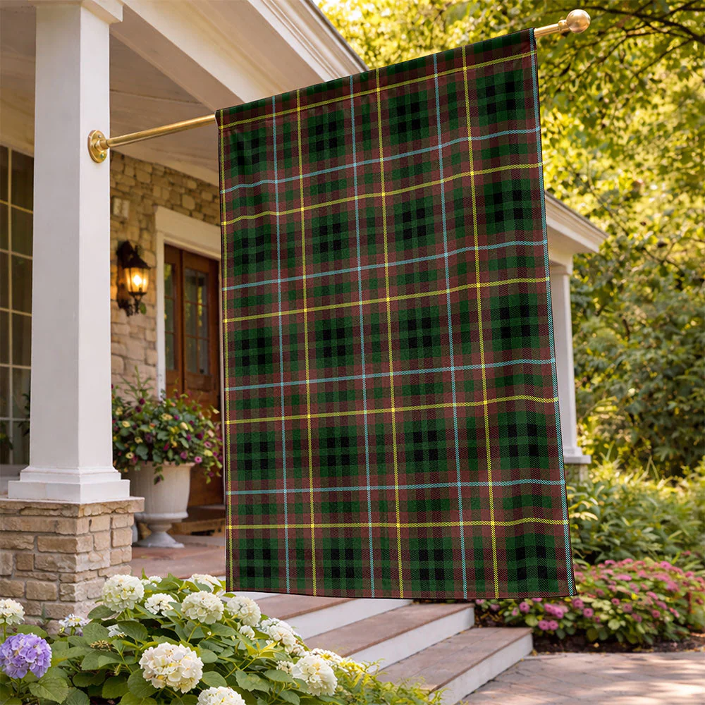 Scottish Buchanan Hunting Clan Badge Tartan Flag Parade Vertical Style - Image 2