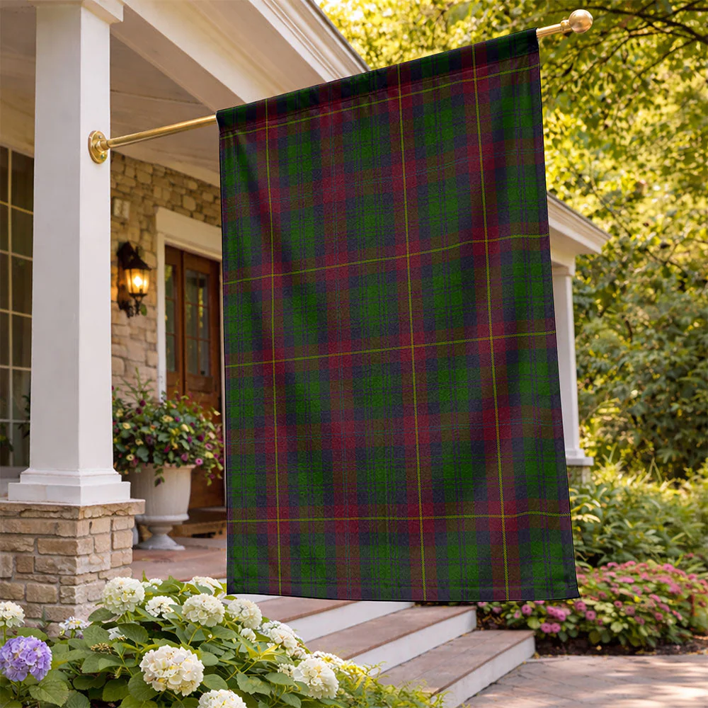 Scottish Cairns Clan Badge Tartan Flag Parade Vertical Style - Image 2