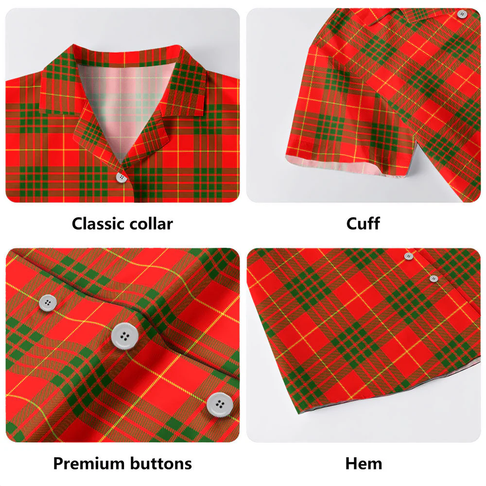 Scottish Cameron Modern Clan Badge Tartan Hawaiian Shirt - Image 4