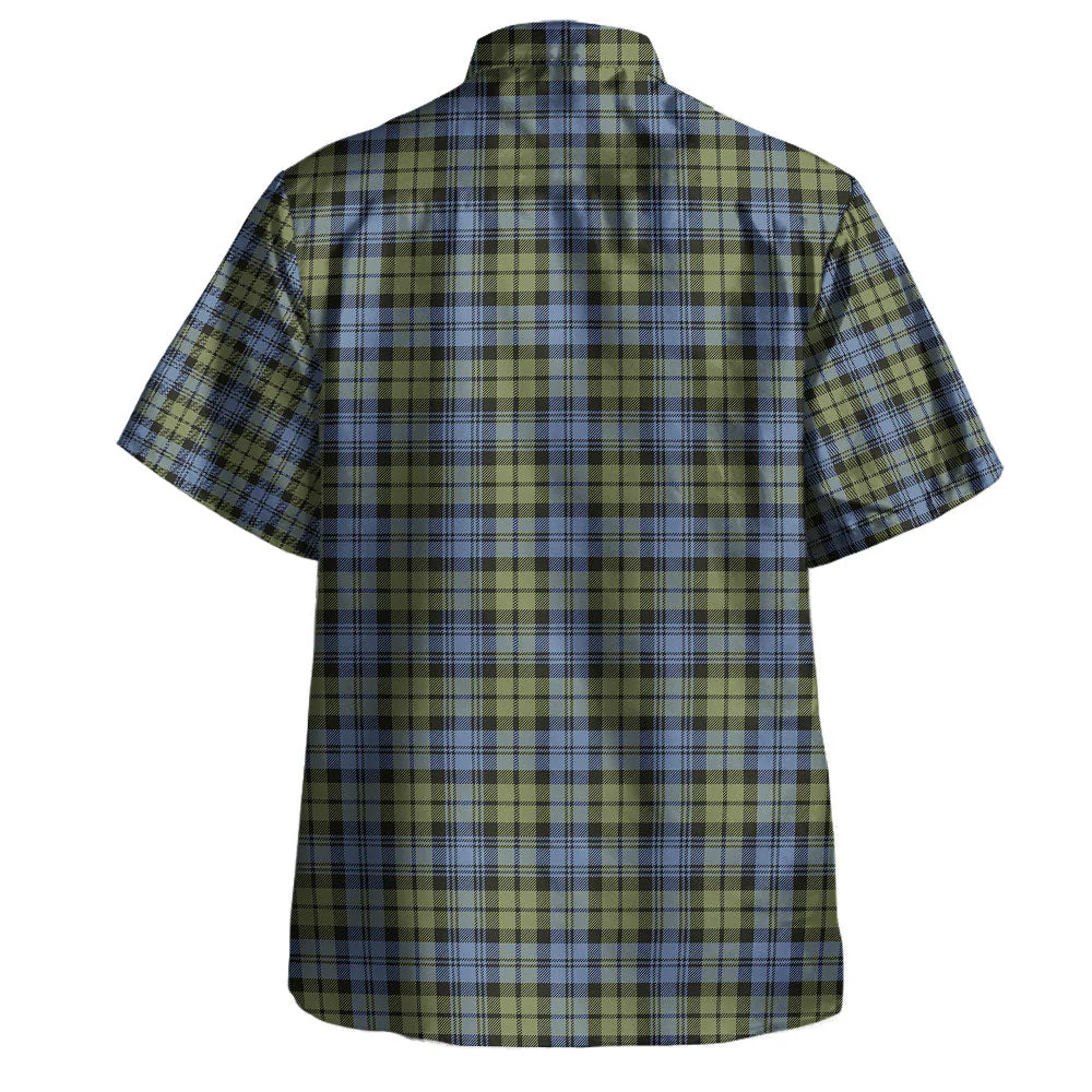 Scottish Campbell Faded Clan Badge Tartan Hawaiian Shirt - Image 3