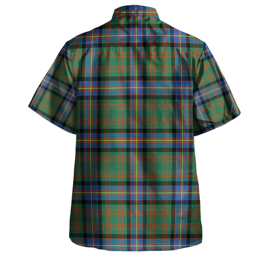Scottish Cochrane Ancient Clan Badge Tartan Hawaiian Shirt - Image 3