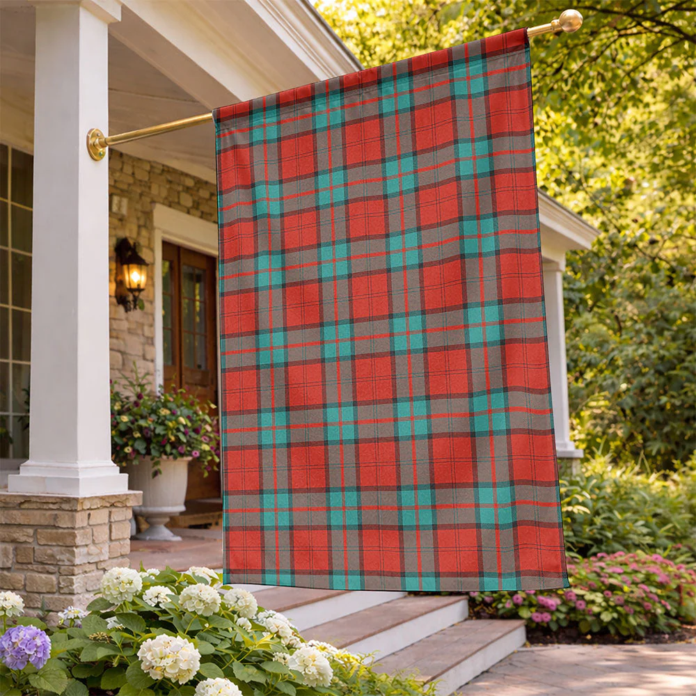 Scottish Dunbar Ancient Clan Badge Tartan Flag Parade Vertical Style - Image 2
