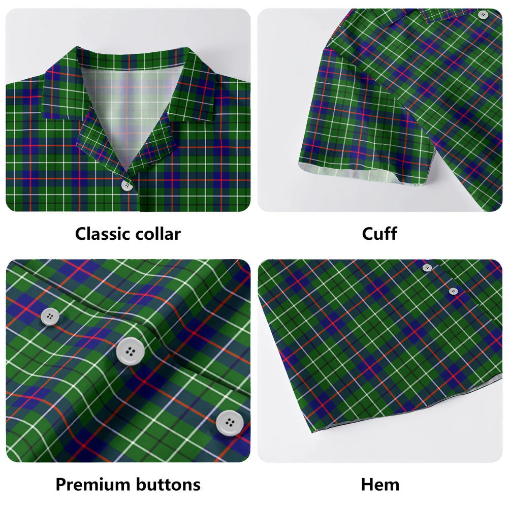 Scottish Duncan Modern Clan Badge Tartan Hawaiian Shirt - Image 4