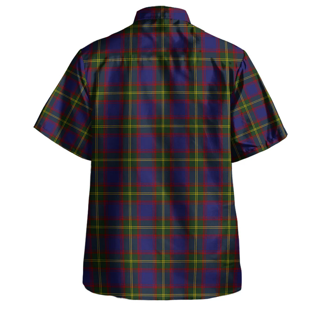 Scottish Durie Clan Badge Tartan Hawaiian Shirt - Image 3