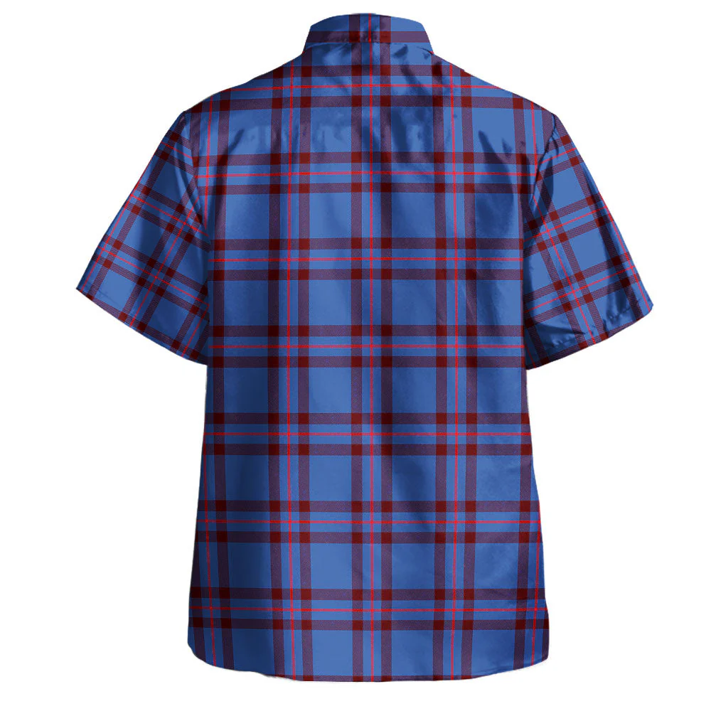 Scottish Elliot Modern Clan Badge Tartan Hawaiian Shirt - Image 3