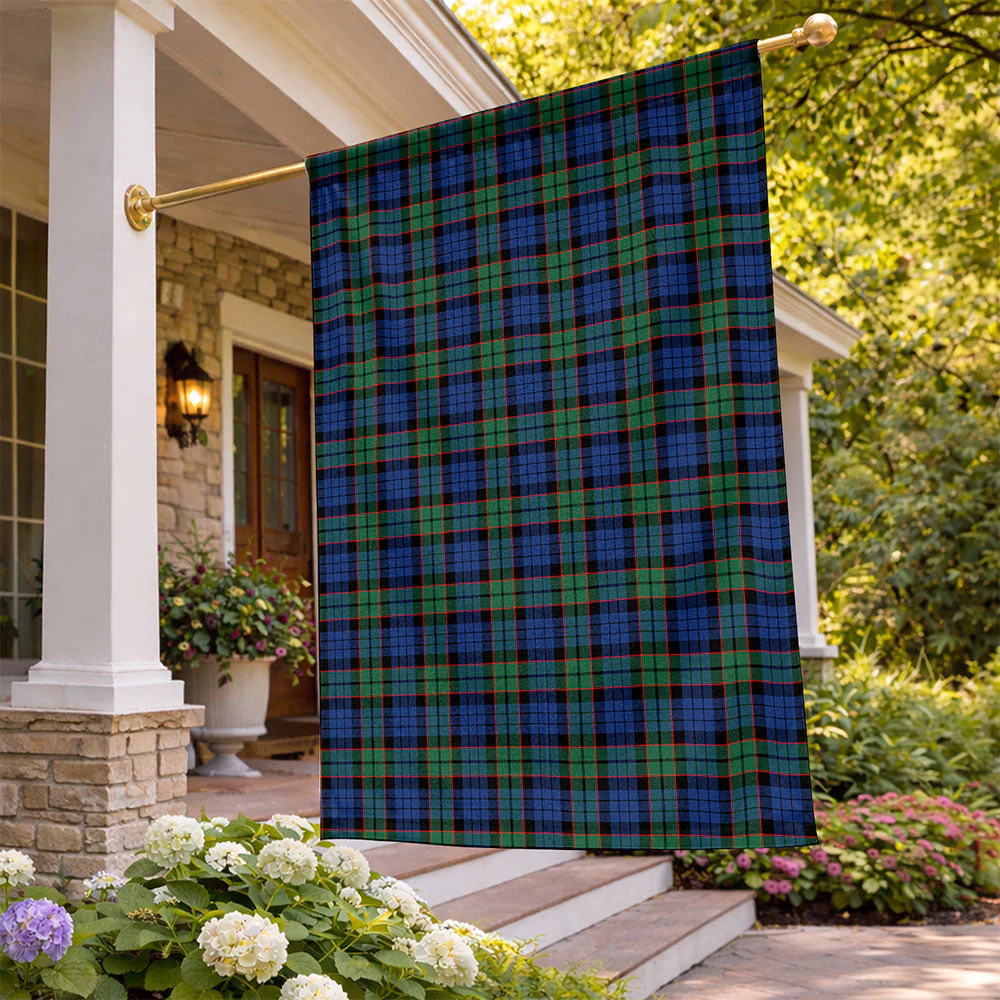 Scottish Fletcher Ancient Clan Badge Tartan Flag Parade Vertical Style - Image 2