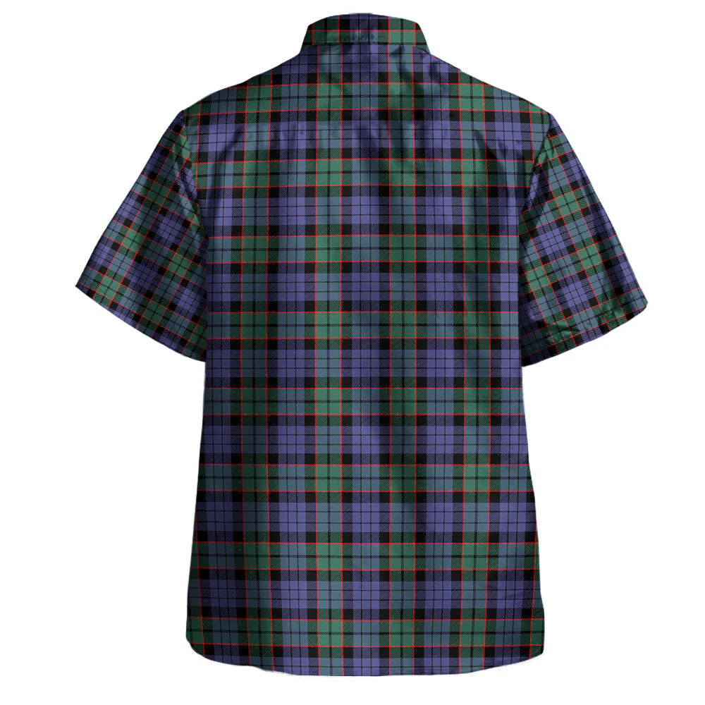 Scottish Fletcher Modern Clan Badge Tartan Hawaiian Shirt - Image 3