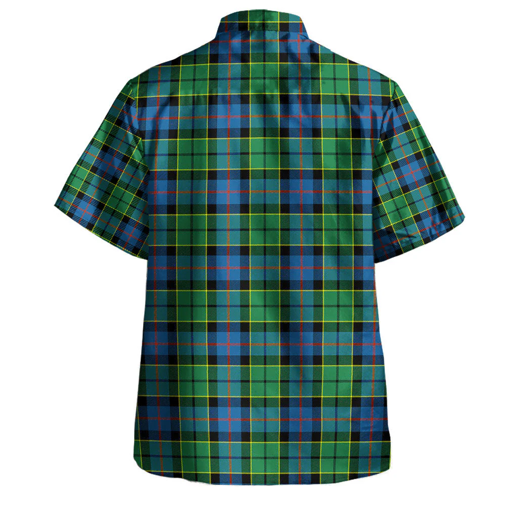 Scottish Forsyth Ancient Clan Badge Tartan Hawaiian Shirt - Image 3