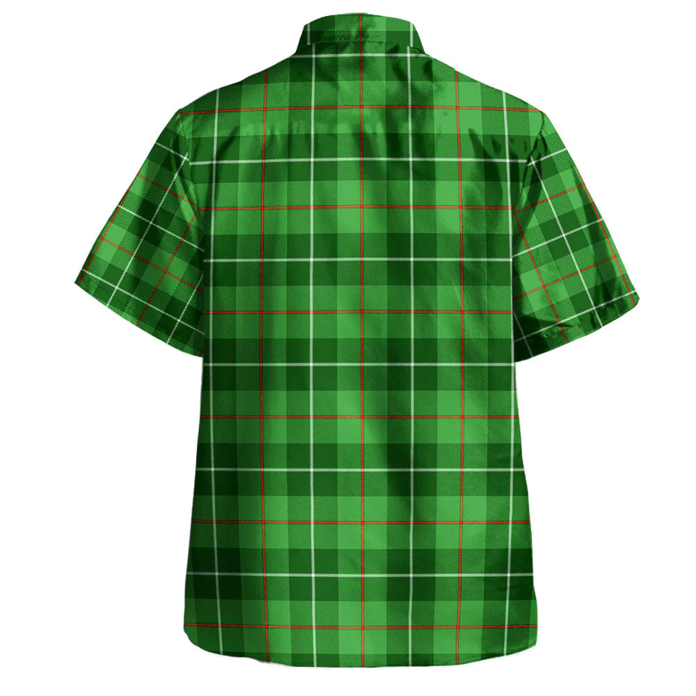 Scottish Galloway District Clan Badge Tartan Hawaiian Shirt - Image 3