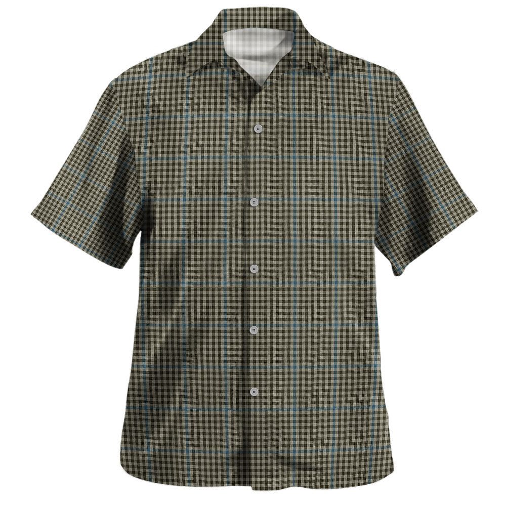 Scottish Haig Check Clan Badge Tartan Hawaiian Shirt