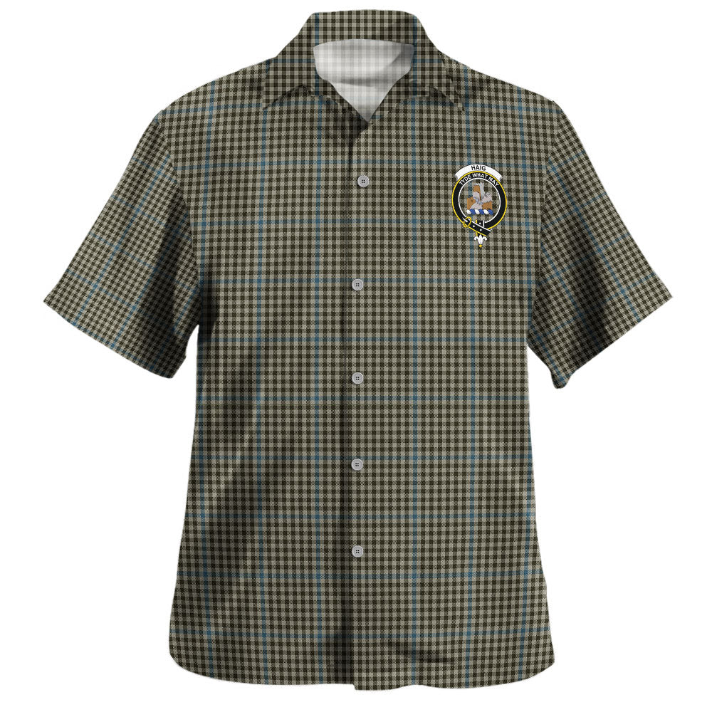 Scottish Haig Check Clan Badge Tartan Hawaiian Shirt - Image 2