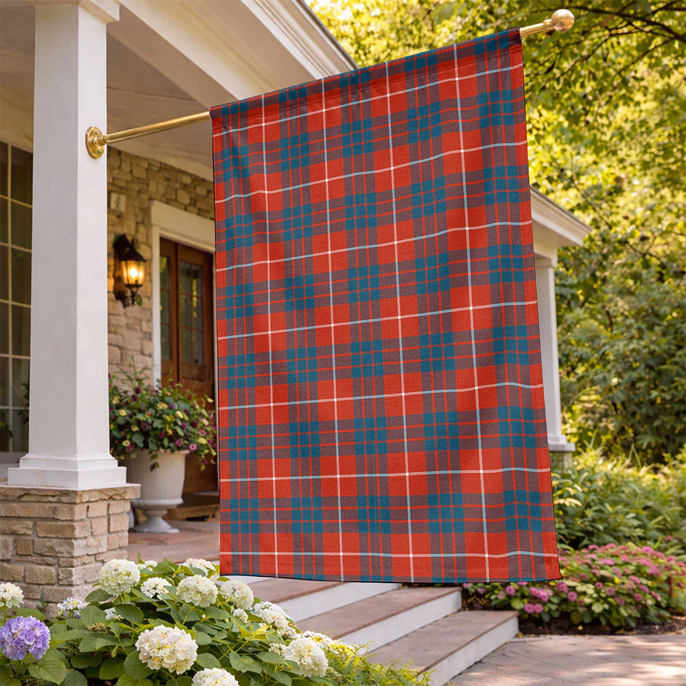 Scottish Hamilton Ancient Clan Badge Tartan Flag Parade Vertical Style - Image 2