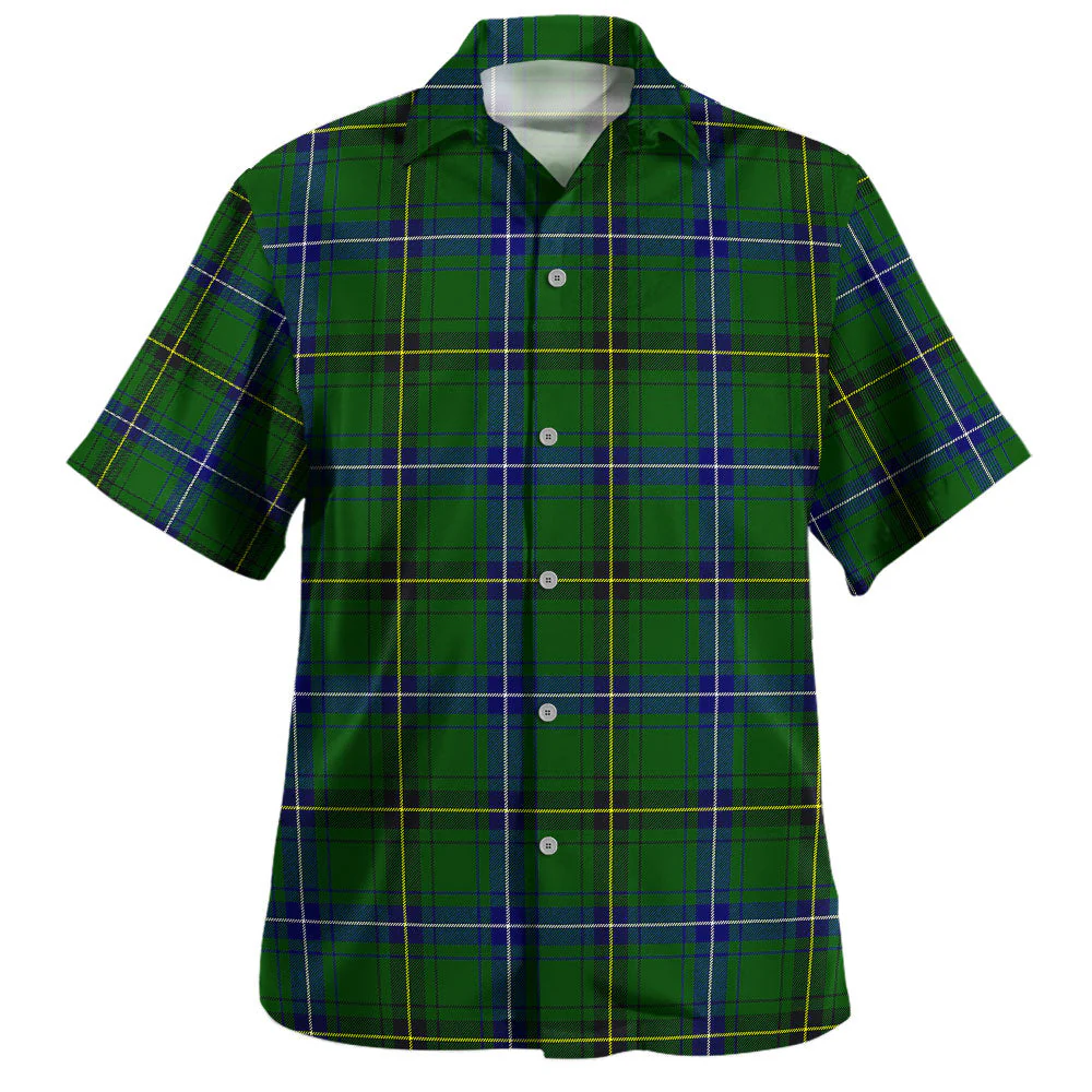 Scottish Henderson Modern Clan Badge Tartan Hawaiian Shirt