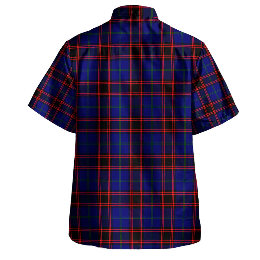 Scottish Home Modern Clan Badge Tartan Hawaiian Shirt - Image 3