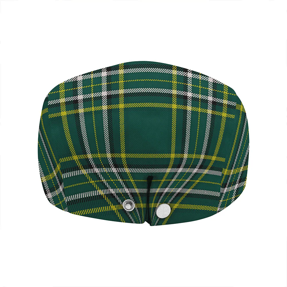 Irish Thunder Family Crest Tartan Flat Cap - Image 5