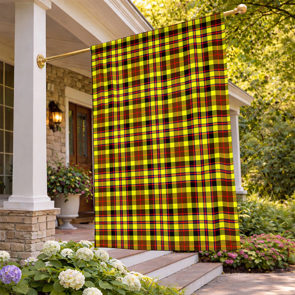 Scottish Jardine Clan Badge Tartan Flag Parade Vertical Style - Image 2