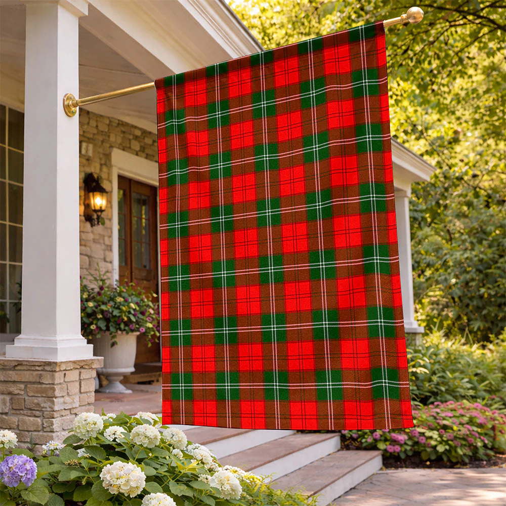 Scottish Lennox Modern Clan Badge Tartan Flag Parade Vertical Style - Image 2