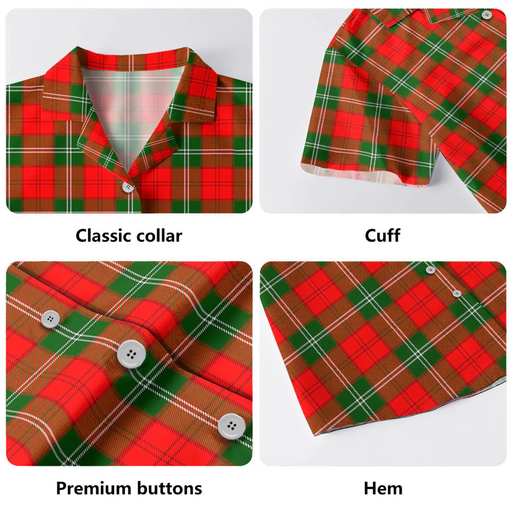 Scottish Lennox Modern Clan Badge Tartan Hawaiian Shirt - Image 4