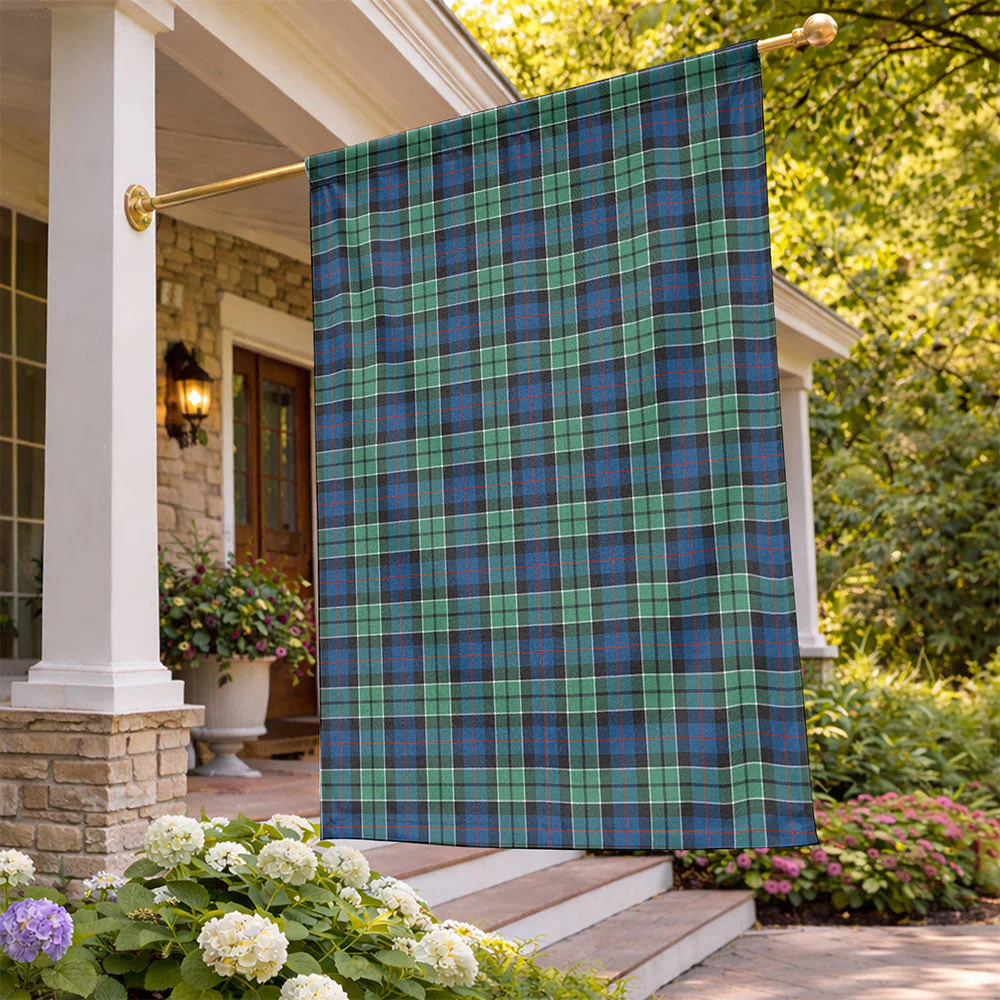 Scottish Leslie Hunting Ancient Clan Badge Tartan Flag Parade Vertical Style - Image 2
