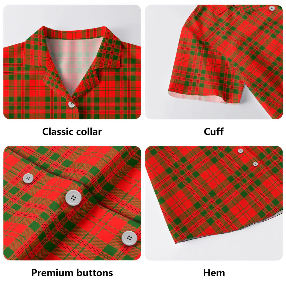 Scottish Livingstone Modern Clan Badge Tartan Hawaiian Shirt - Image 4
