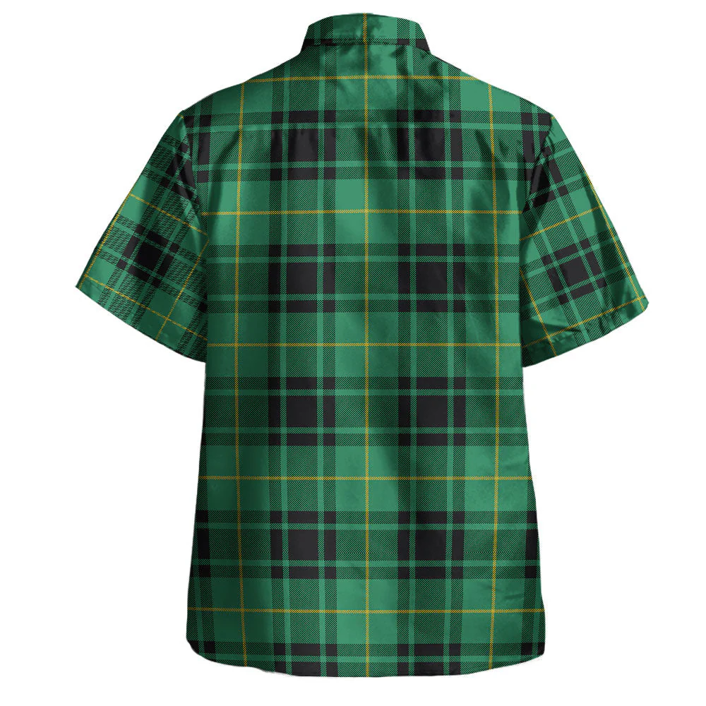Scottish MacArthur Ancient Clan Badge Tartan Hawaiian Shirt - Image 3