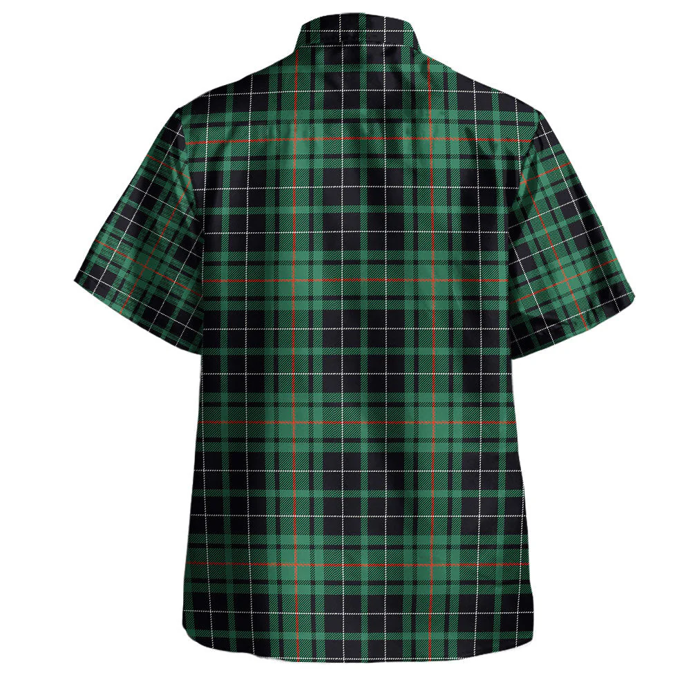 Scottish MacAulay Hunting Ancient Clan Badge Tartan Hawaiian Shirt - Image 3