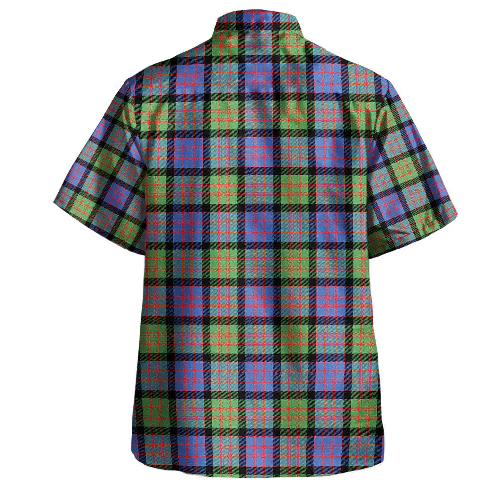 Scottish MacDonald Ancient Clan Badge Tartan Hawaiian Shirt - Image 3