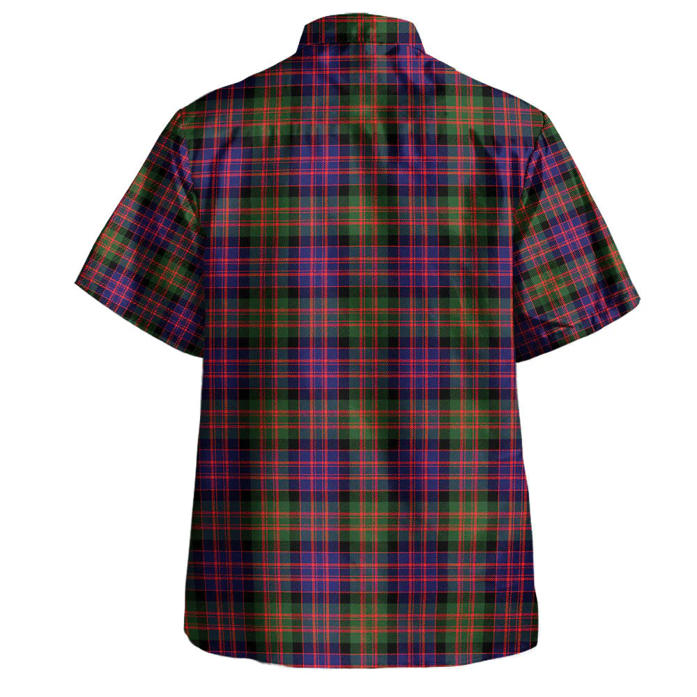 Scottish MacDonald Modern Clan Badge Tartan Hawaiian Shirt - Image 3