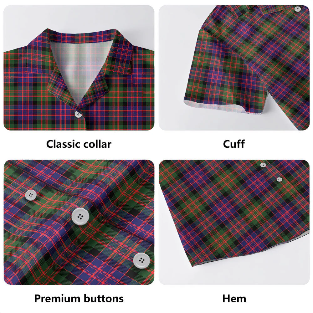 Scottish MacDonald Modern Clan Badge Tartan Hawaiian Shirt - Image 4