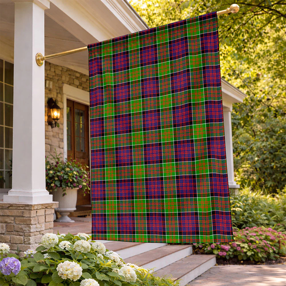 Scottish MacDonald of Clanranald Clan Badge Tartan Flag Parade Vertical Style - Image 2