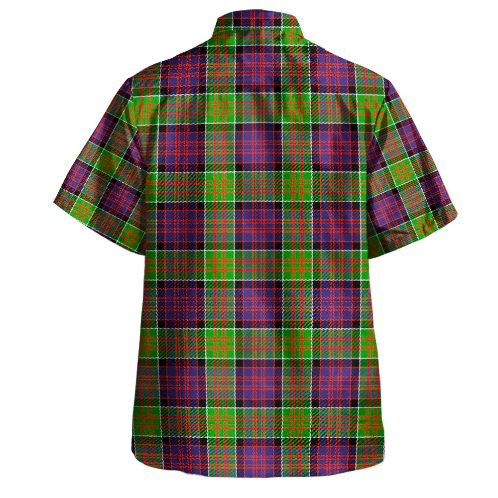 Scottish MacDonald of Clanranald Clan Badge Tartan Hawaiian Shirt - Image 3