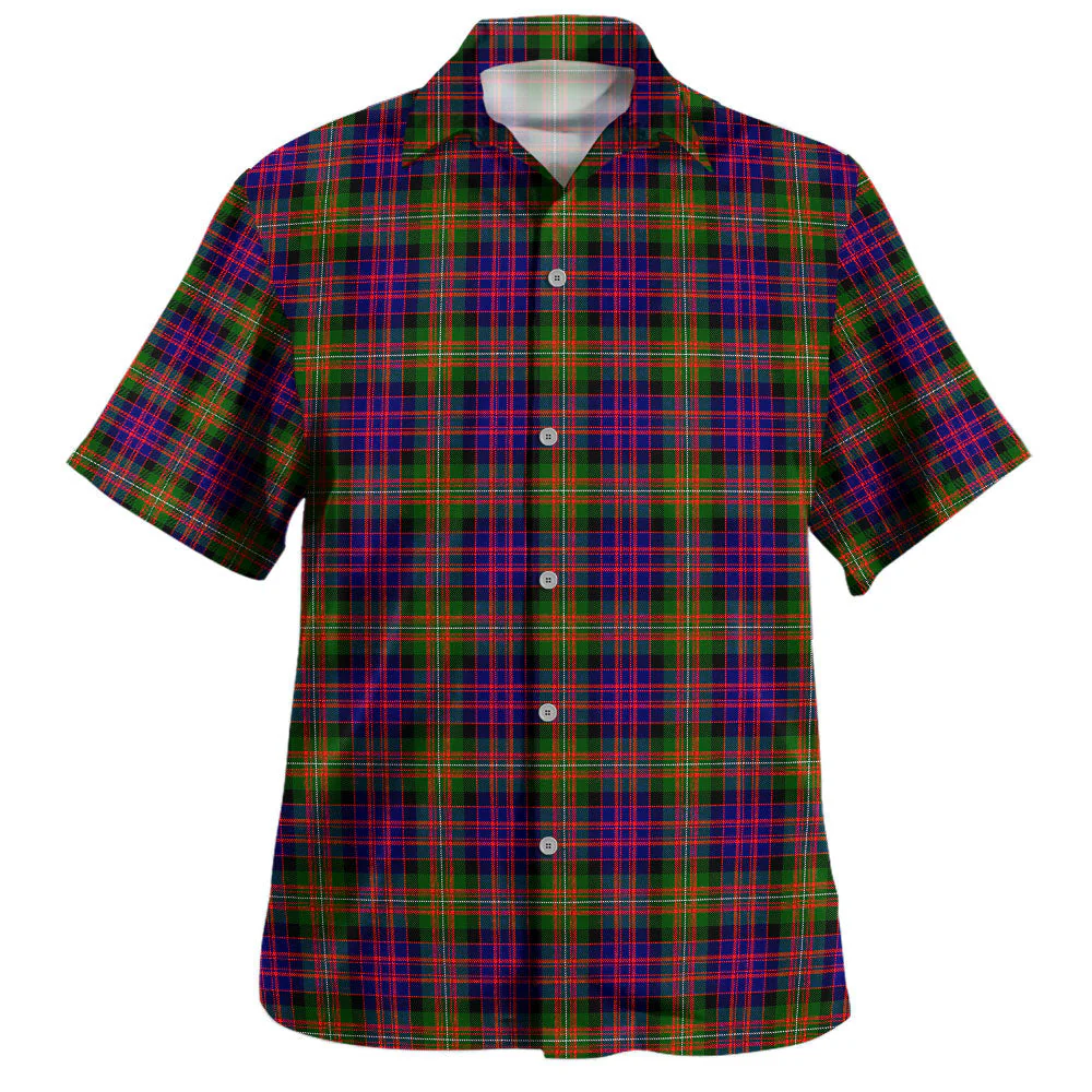 Scottish MacDonnell of Glengarry Modern Clan Badge Tartan Hawaiian Shirt