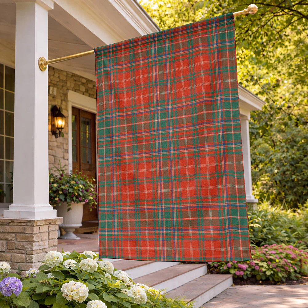 Scottish MacDougall Ancient Clan Badge Tartan Flag Parade Vertical Style - Image 2