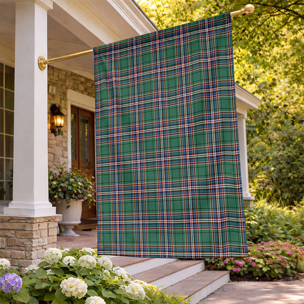 Scottish MacFarlane Hunting Ancient Clan Badge Tartan Flag Parade Vertical Style - Image 2