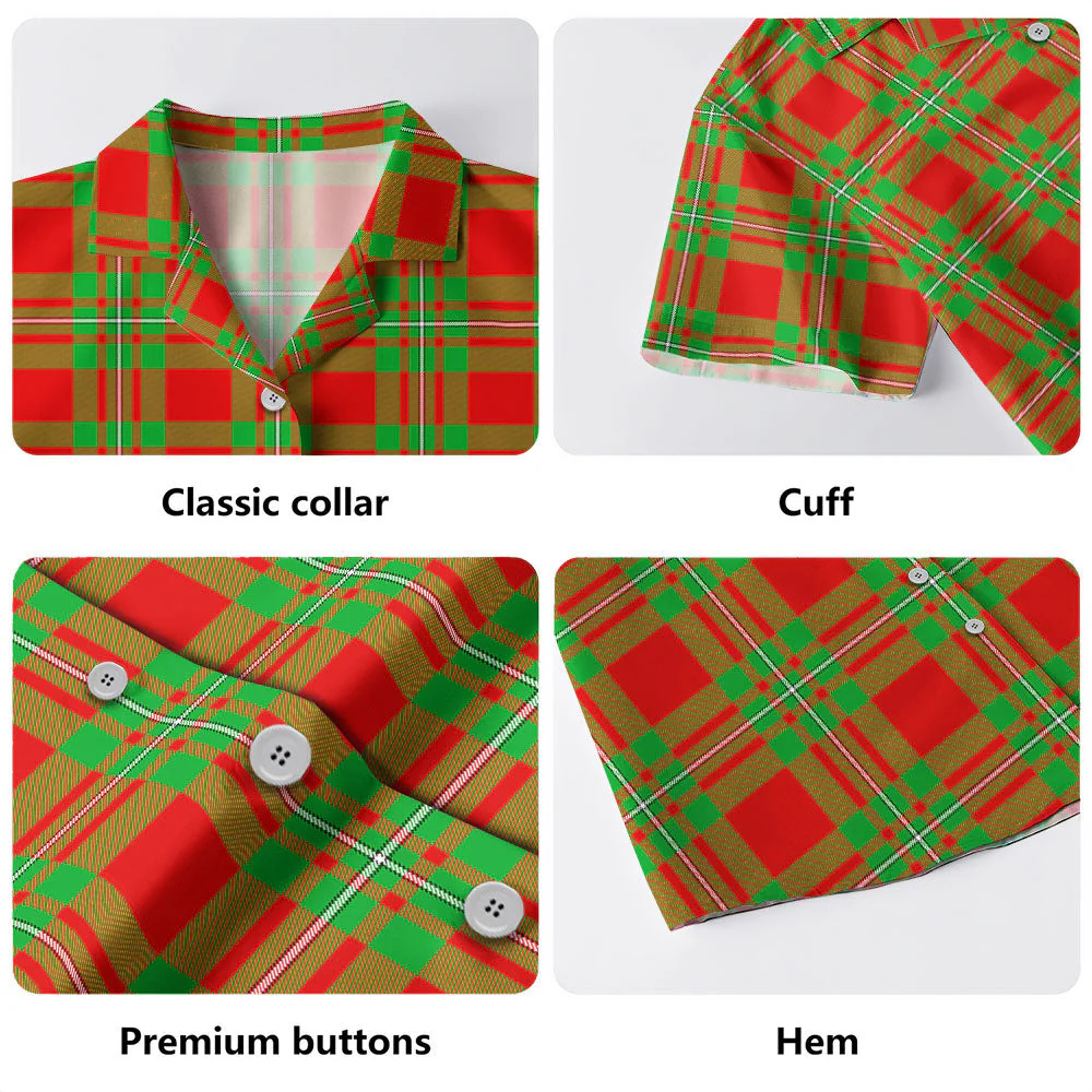 Scottish MacGregor Modern Clan Badge Tartan Hawaiian Shirt - Image 4