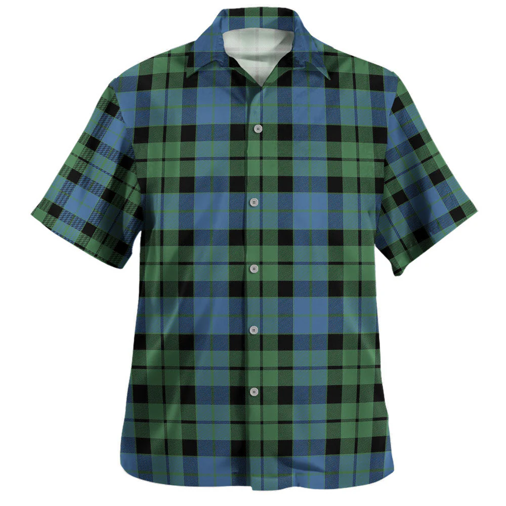 Scottish MacKay Ancient Clan Badge Tartan Hawaiian Shirt