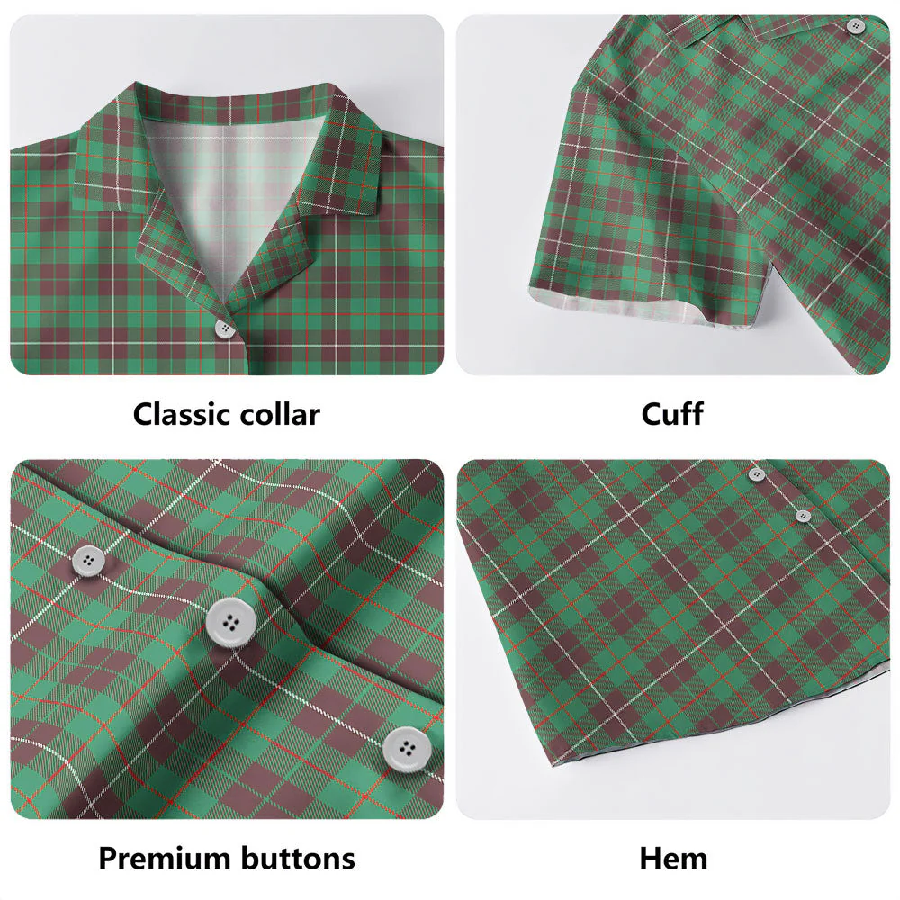 Scottish MacKinnon Hunting Ancient Clan Badge Tartan Hawaiian Shirt - Image 4