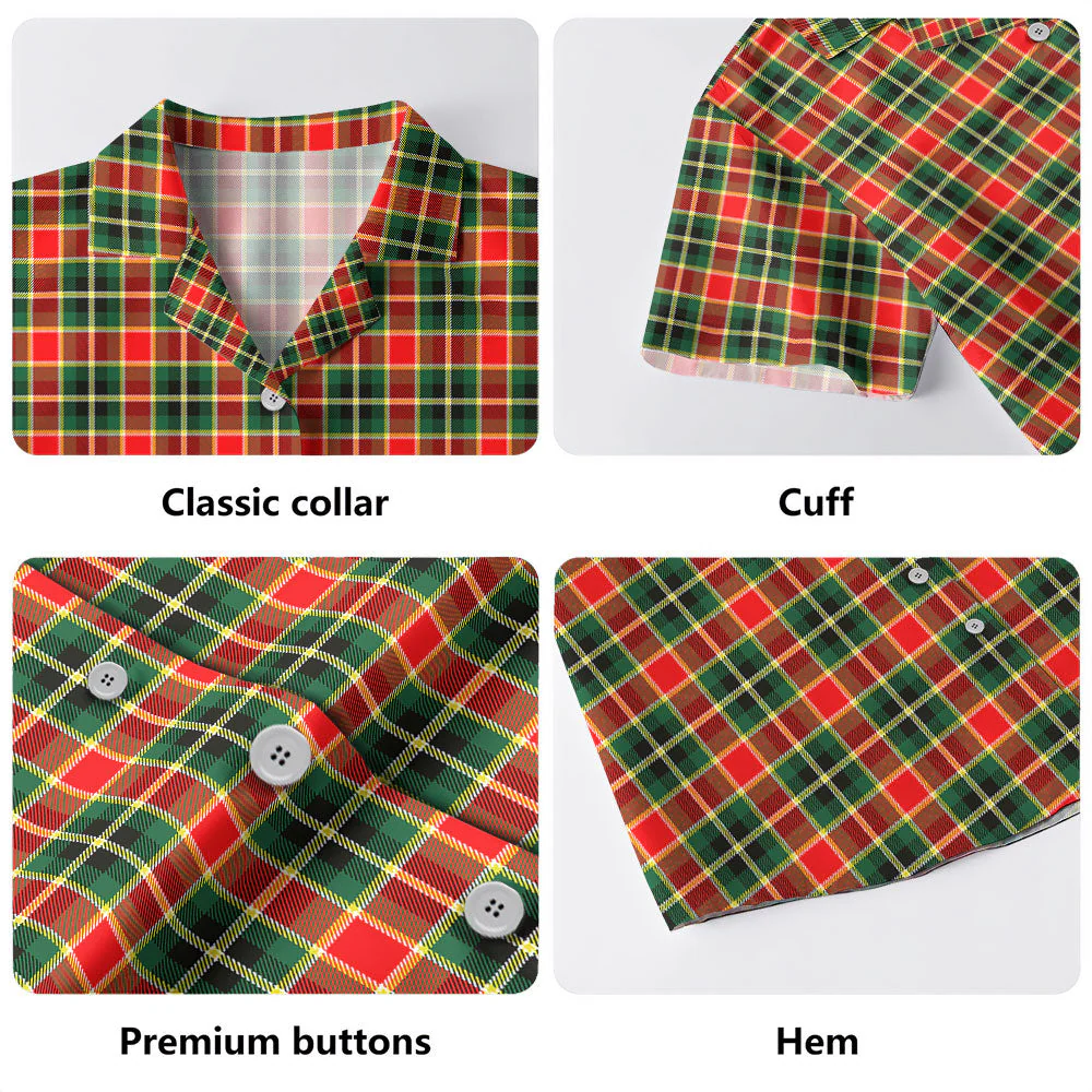 Scottish MacLachlan Hunting Modern Clan Badge Tartan Hawaiian Shirt - Image 4