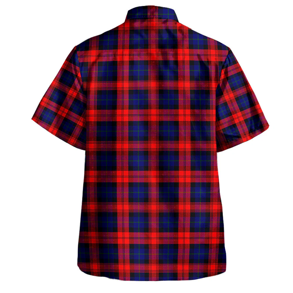 Scottish MacLachlan Modern Clan Badge Tartan Hawaiian Shirt - Image 3
