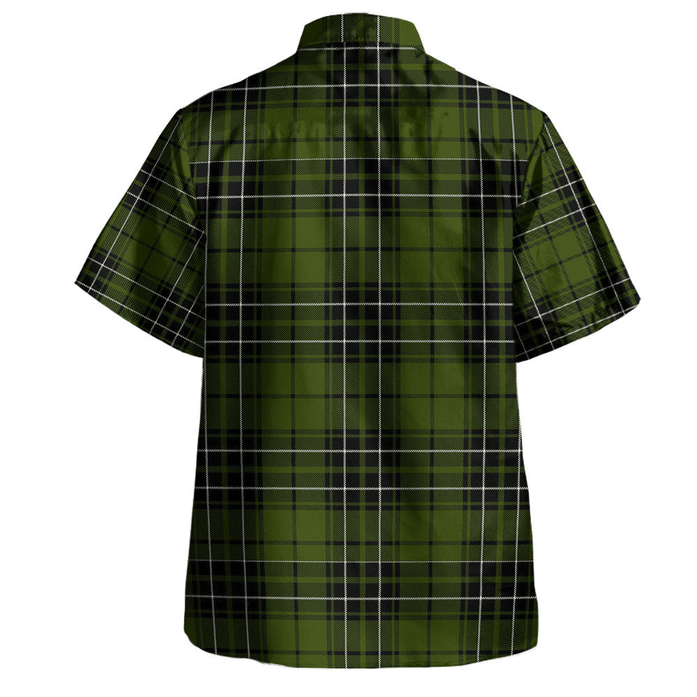 Scottish MacLean Hunting Clan Badge Tartan Hawaiian Shirt - Image 3
