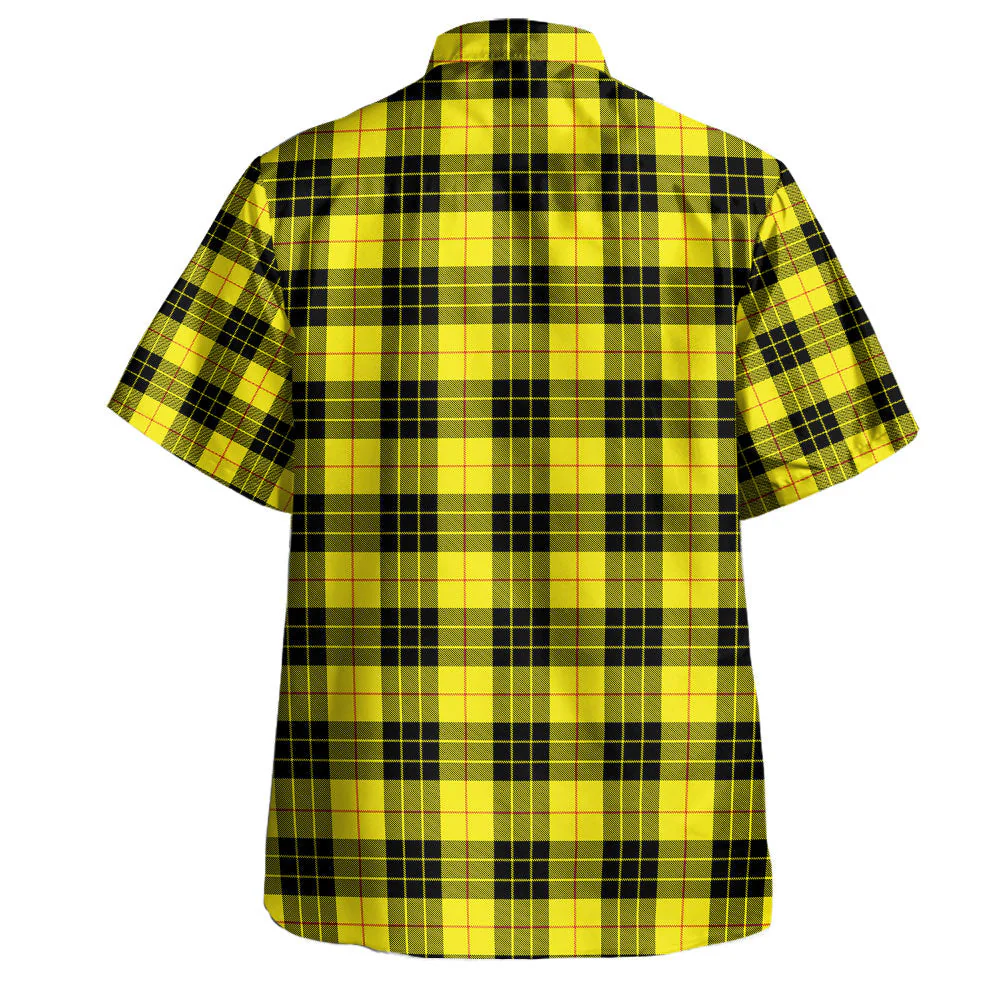 Scottish MacLeod of Lewis Modern Clan Badge Tartan Hawaiian Shirt - Image 3