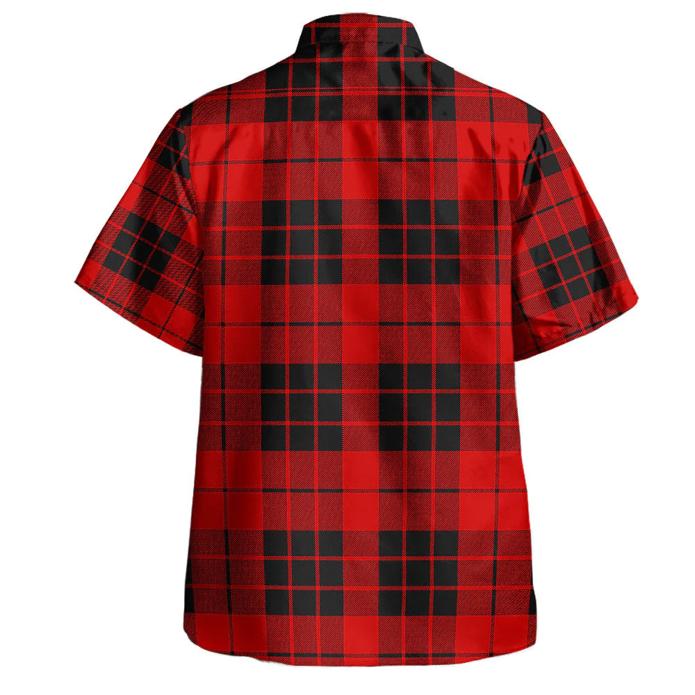 Scottish MacLeod of Raasay Clan Badge Tartan Hawaiian Shirt - Image 3