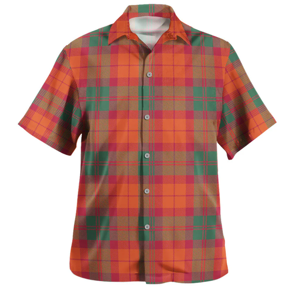 Scottish MacNab Ancient Clan Badge Tartan Hawaiian Shirt