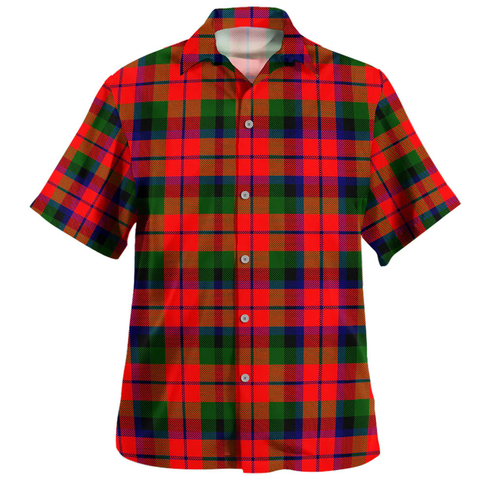 Scottish MacNaughton Modern Clan Badge Tartan Hawaiian Shirt